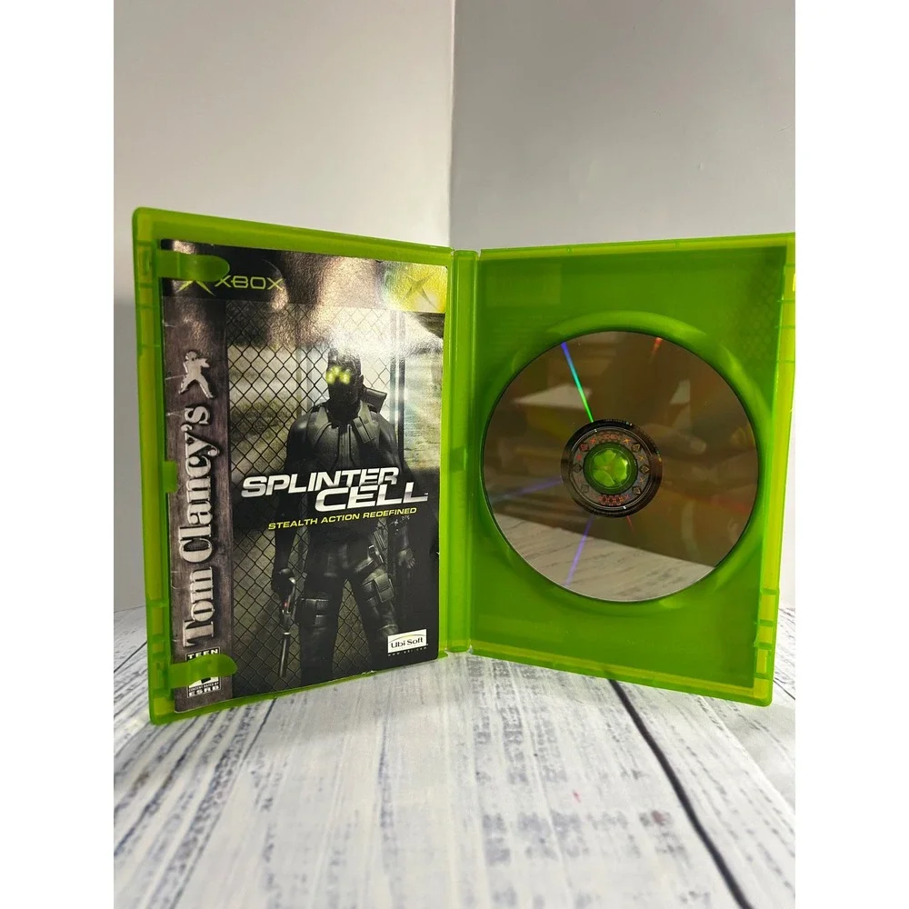 Tom Clancy's Splinter Cell Microsoft Xbox Original 2002 Stealth Action Game CIB